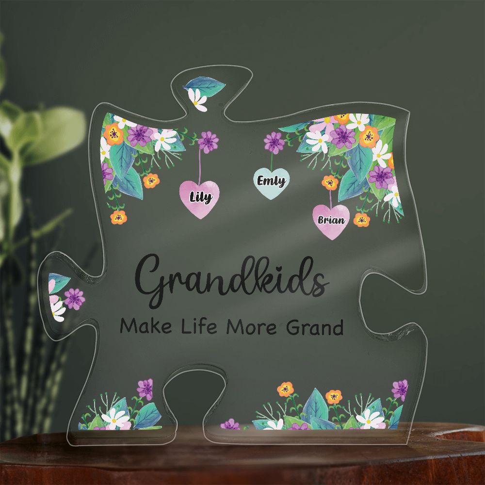 Grandkids Acrylic Puzzle