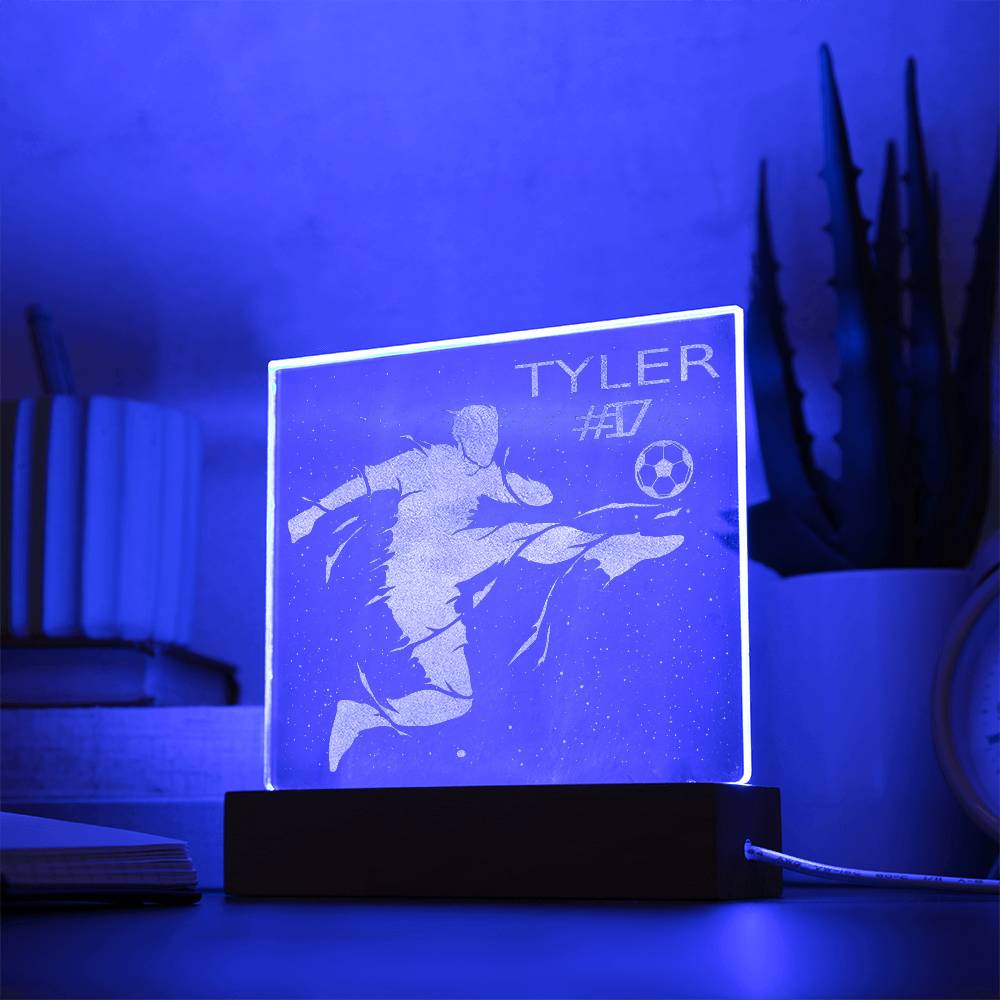 Soccer Acrylic Sign