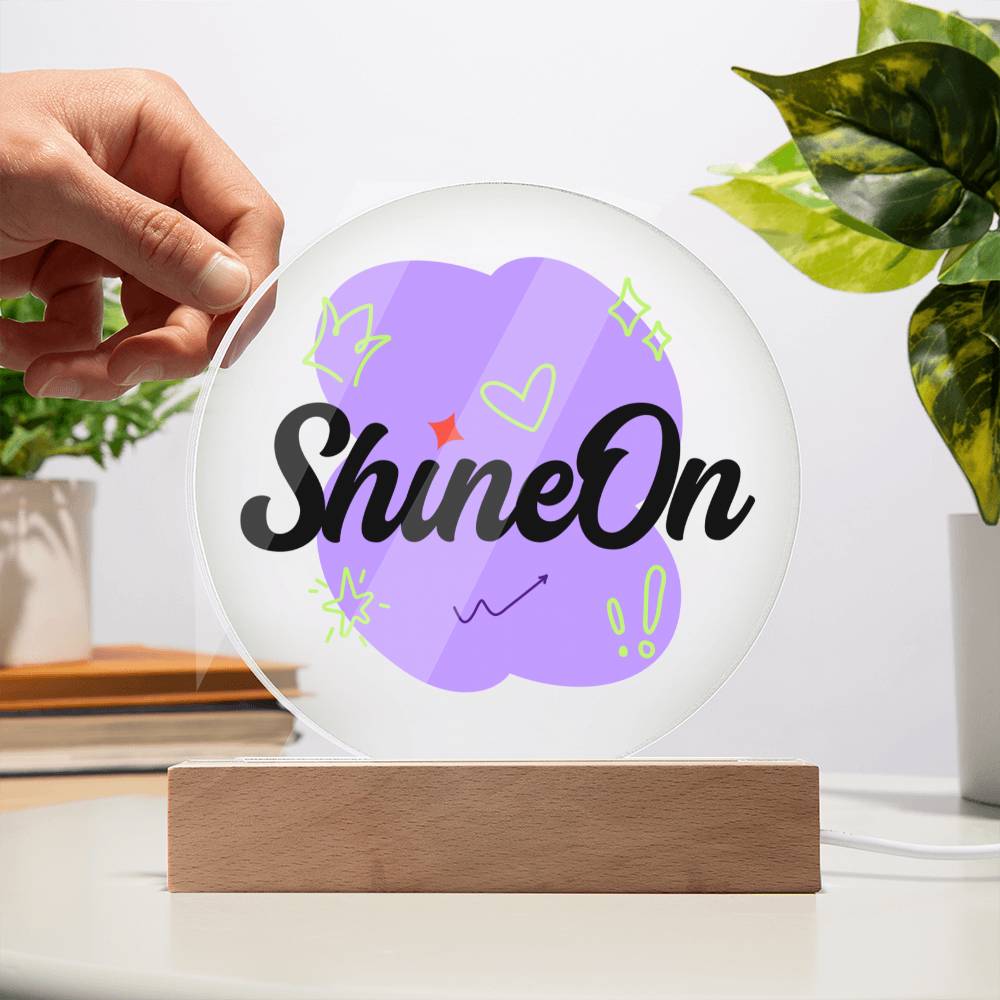 Testing Acrylic Circle Plaque 9/8/23