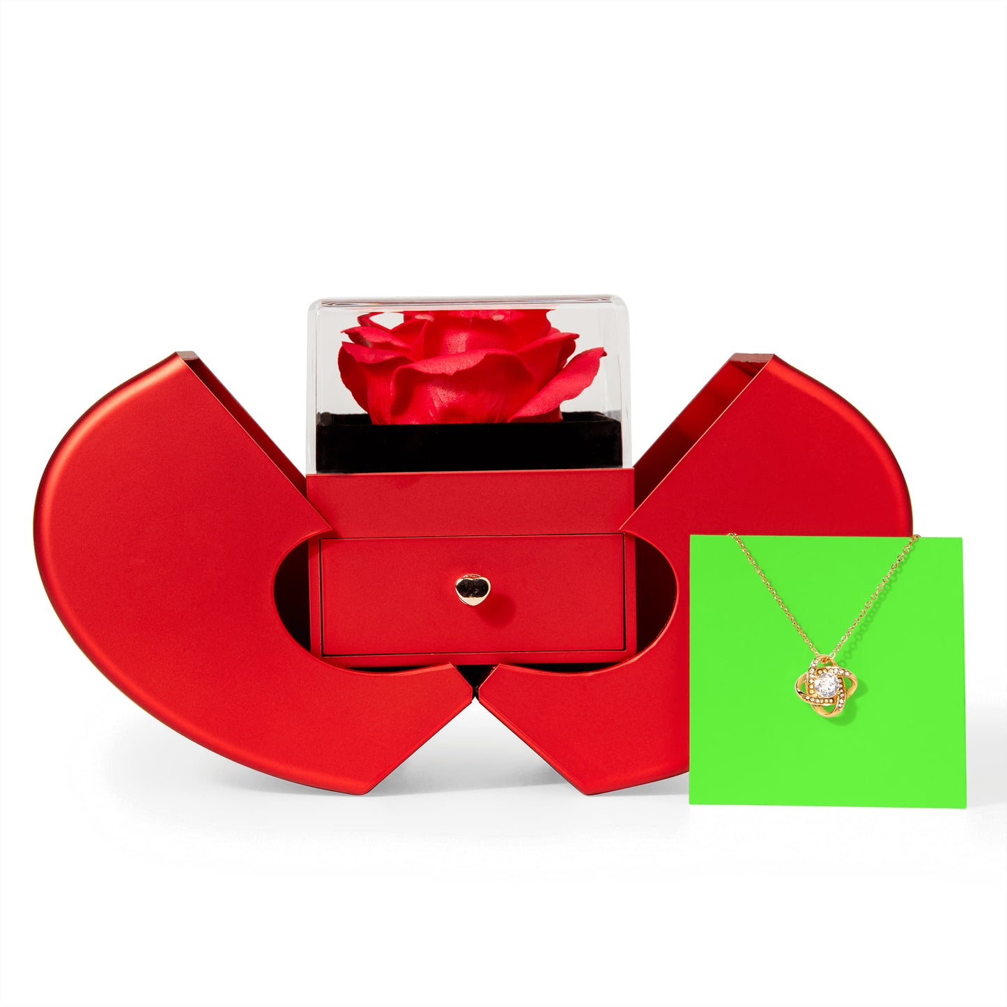 Video Sample - Red Heart Rose Box