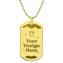 Load image into Gallery viewer, Map Dog Tag example