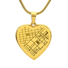 Load image into Gallery viewer, testing engraved heart map