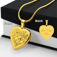 Load image into Gallery viewer, testing engraved heart map