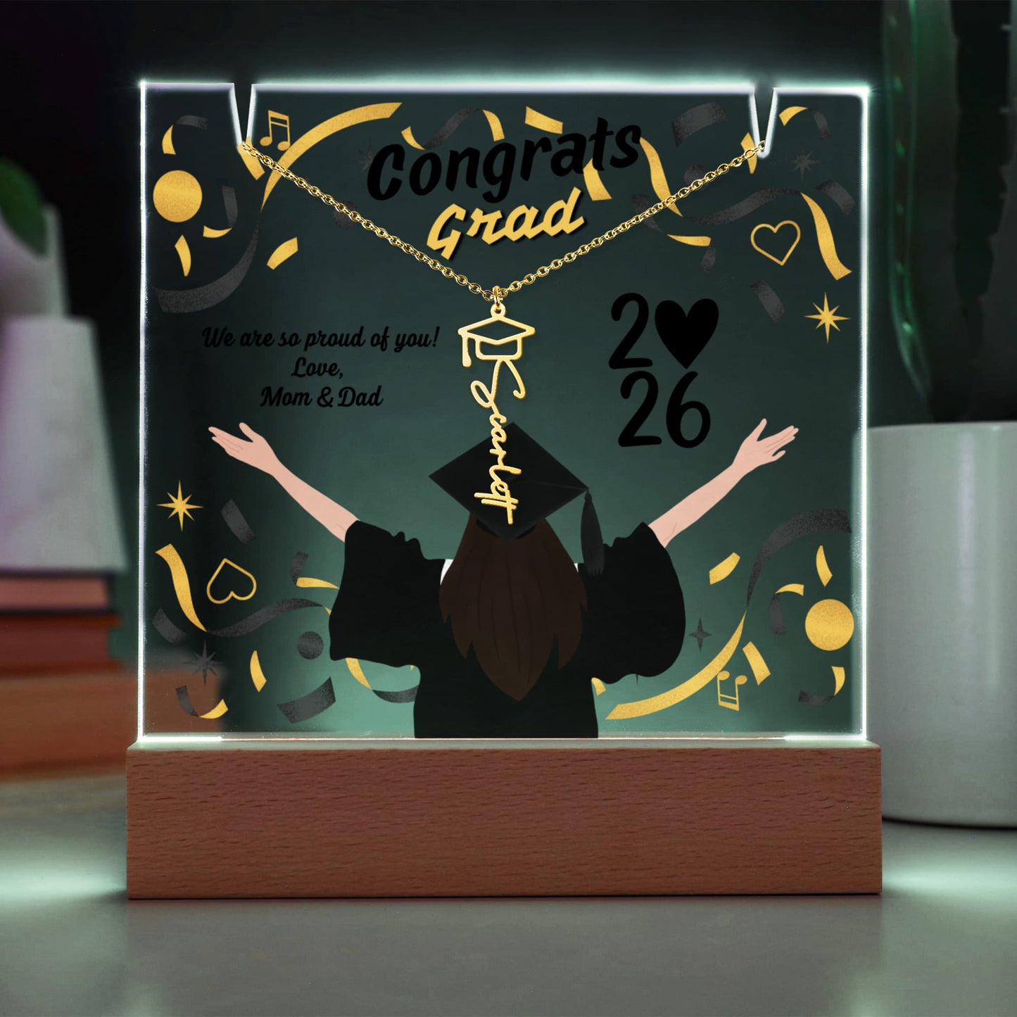 Graduation Keepsake Acrylic Sample