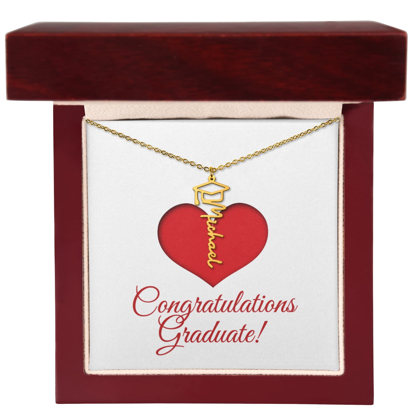 testing graduation name necklace 2.13.26