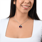 testing graphic circle necklace