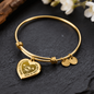 testing engraved heart bangle