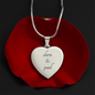 Engraved Heart Necklace - Love font.svg