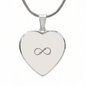 Engraved Heart necklace - Love back.svg