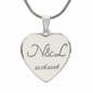 Engraved Heart Necklace - Bestie front.svg