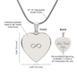 Engraved Heart necklace - Love back.svg