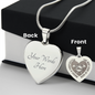 Engraved Heart Necklace Template with bleed.svg