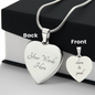 Engraved Heart Necklace - Love font.svg