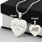 Testing Engraved Heart Necklace