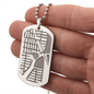 Map Dog Tag Necklace images