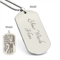 Map Dog Tag Necklace images