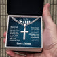Personalized Cross + Cuban Link 5.15