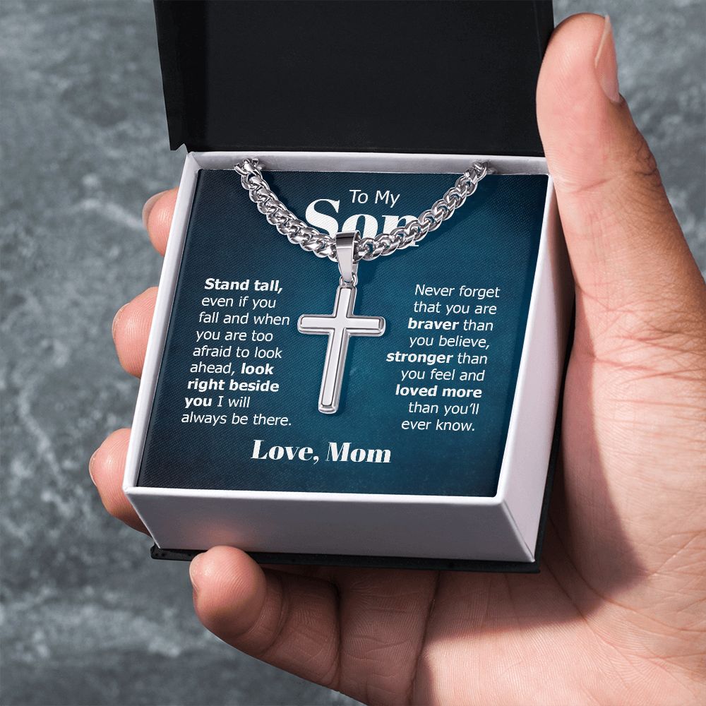 Personalized Cross + Cuban Link 5.15