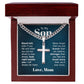 Personalized Cross + Cuban Link 5.15