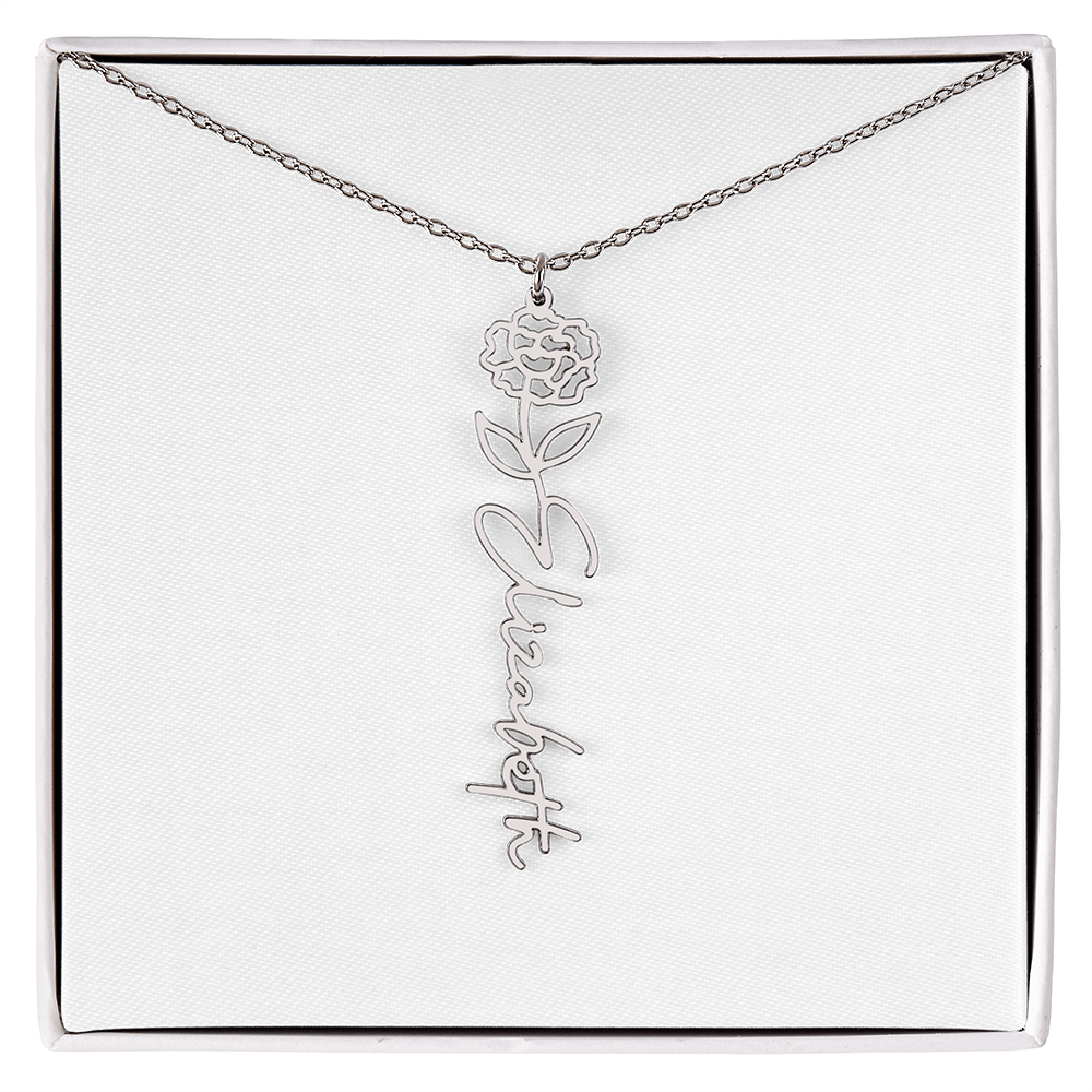 4648 [FAST] Flower Name Necklace 1.2.4