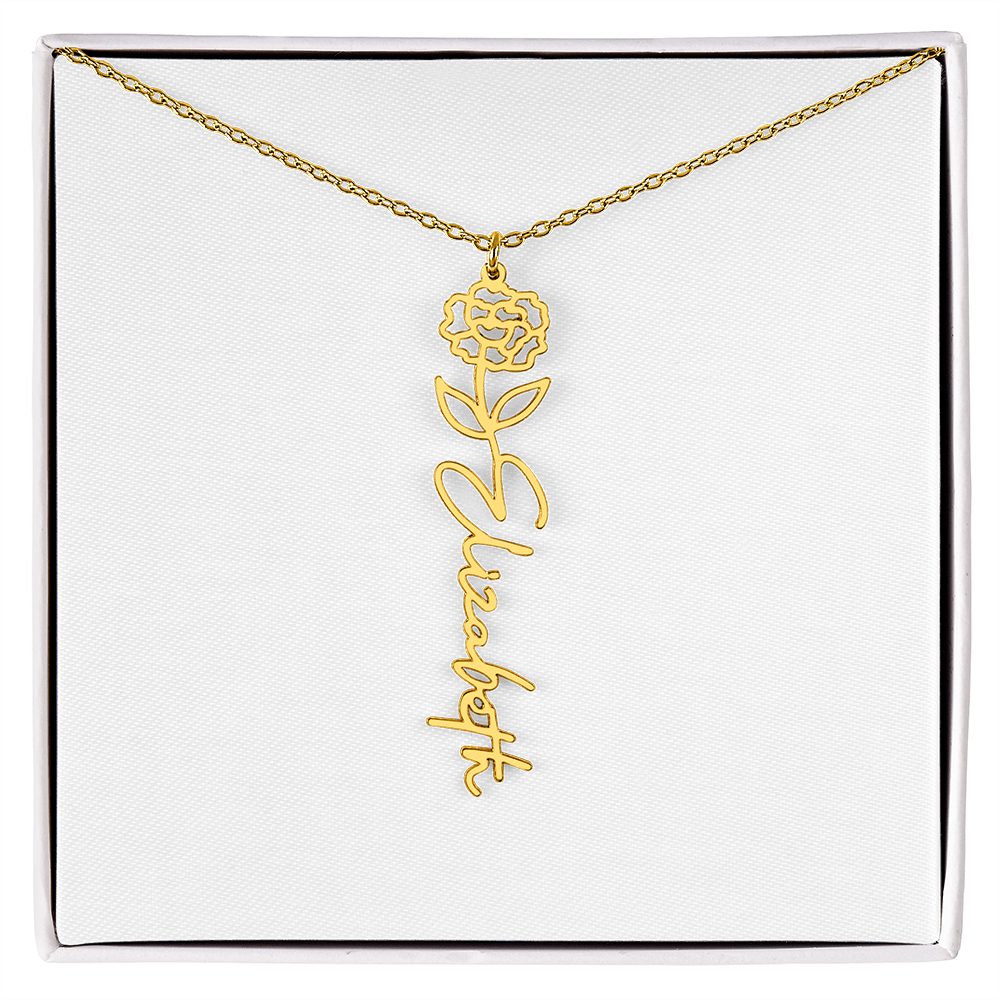 4648 [FAST] Flower Name Necklace 1.2.4