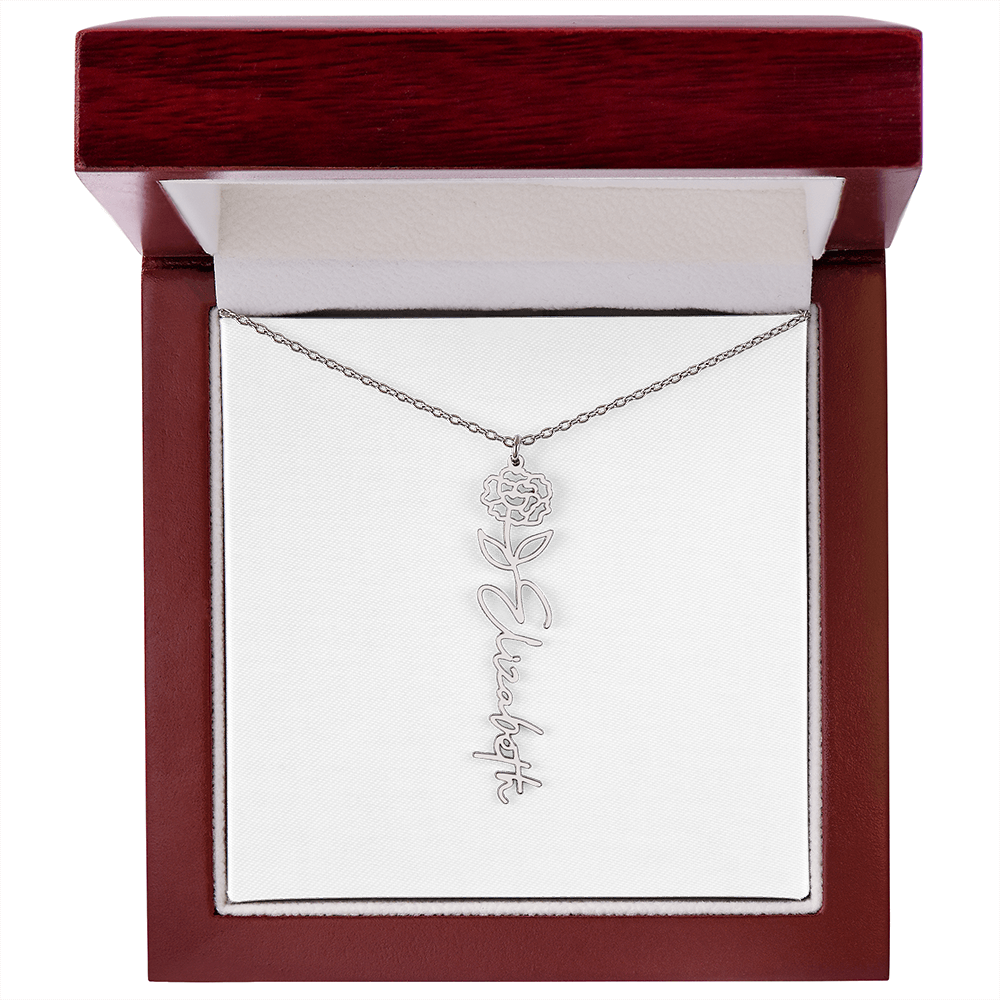 4648 [FAST] Flower Name Necklace 1.2.4