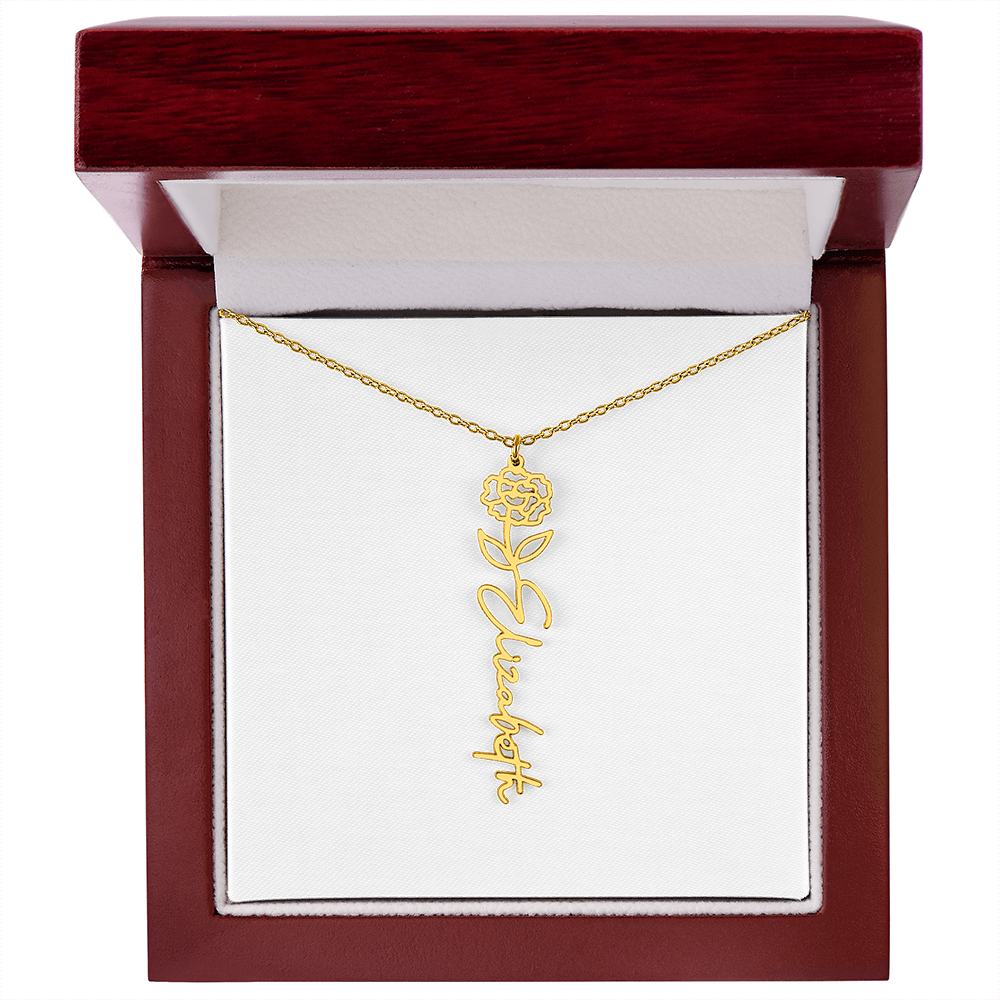 4648 [FAST] Flower Name Necklace 1.2.4