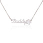 Paw Name Necklace Sample
