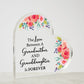 Grandmother & Granddaughter Acrylic Heart