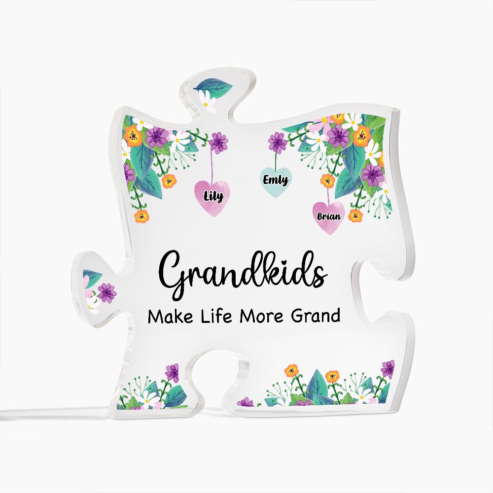 Grandkids Acrylic Puzzle