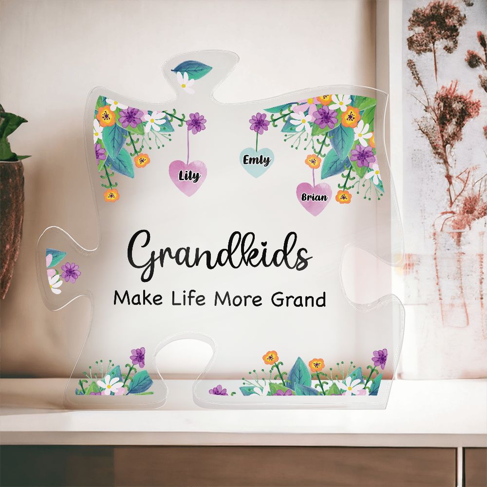 Grandkids Acrylic Puzzle