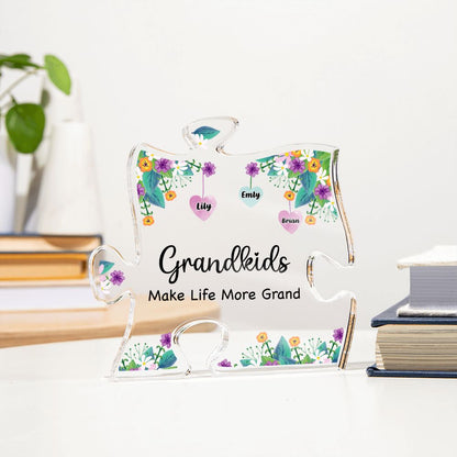 Grandkids Acrylic Puzzle
