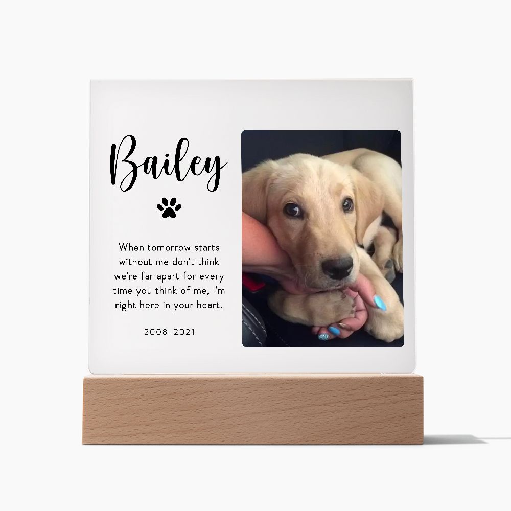 Pet Memorial Plaque