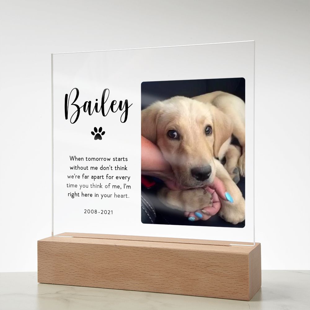 Pet Memorial Plaque