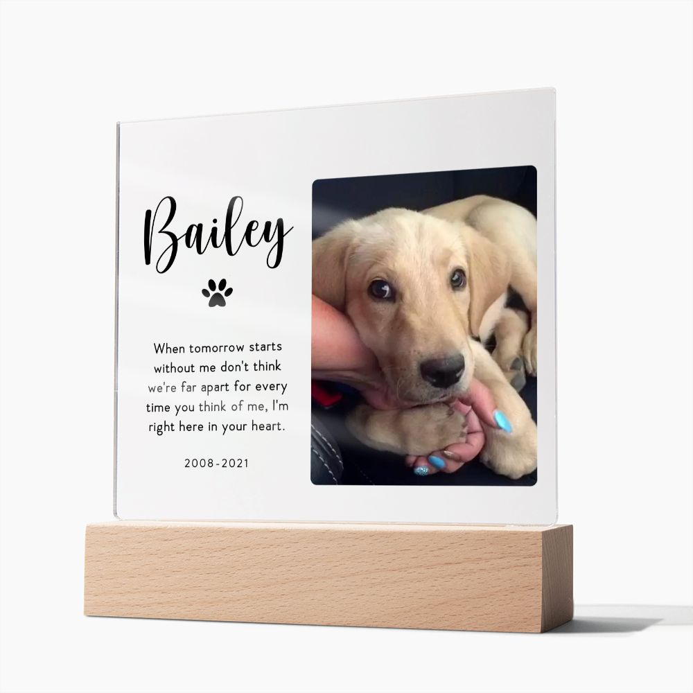 Pet Memorial Plaque