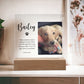 Pet Memorial Plaque