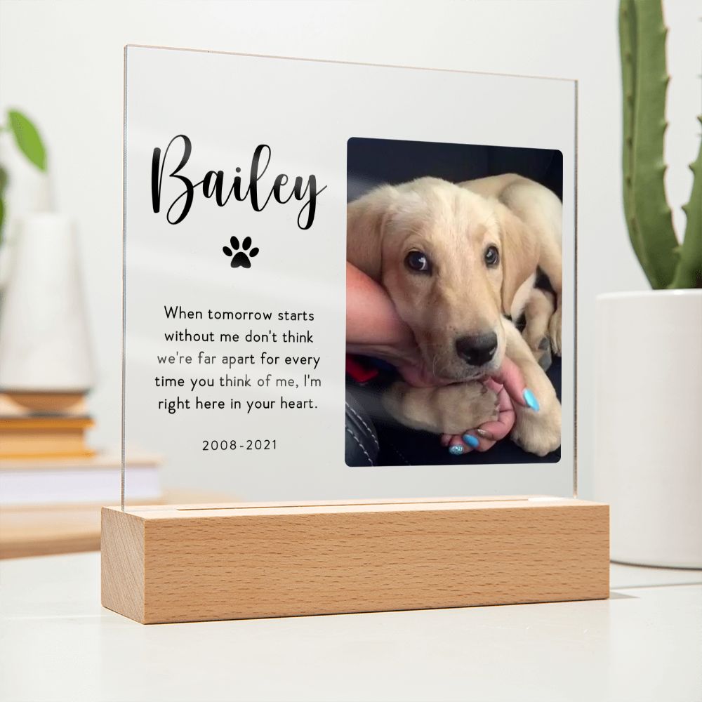 Pet Memorial Plaque