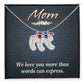 Baby Feet Necklace for Mom