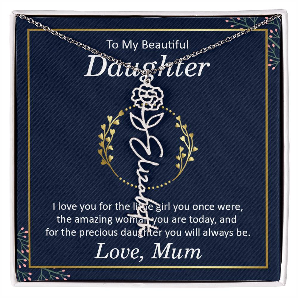 testing flower name necklace 8.22