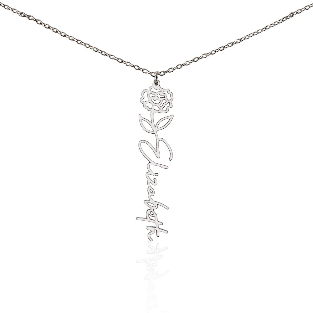 Testing Floral Name Necklaces-8/12/23