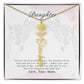 To my Daughter (light background) Flower Name Necklace 8.15.23
