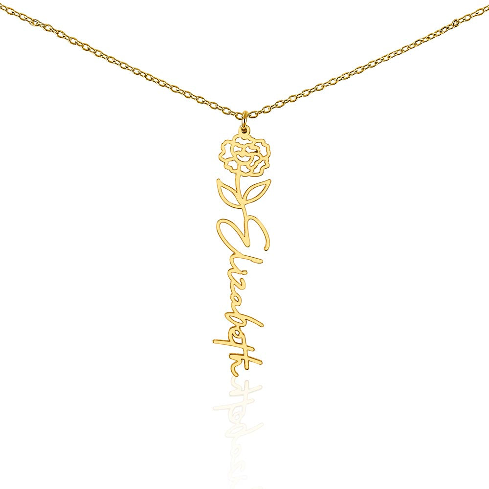 testing flower name necklace 8.22