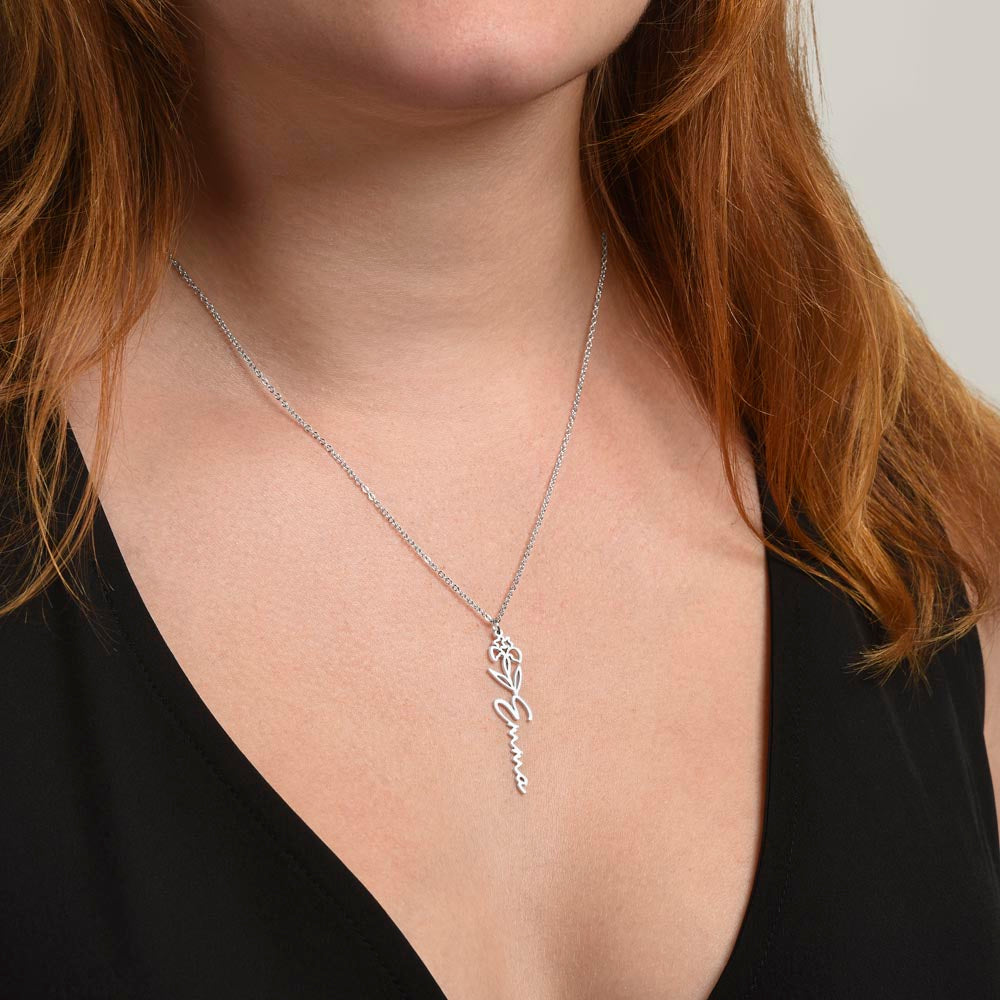 testing flower name necklace 8.22