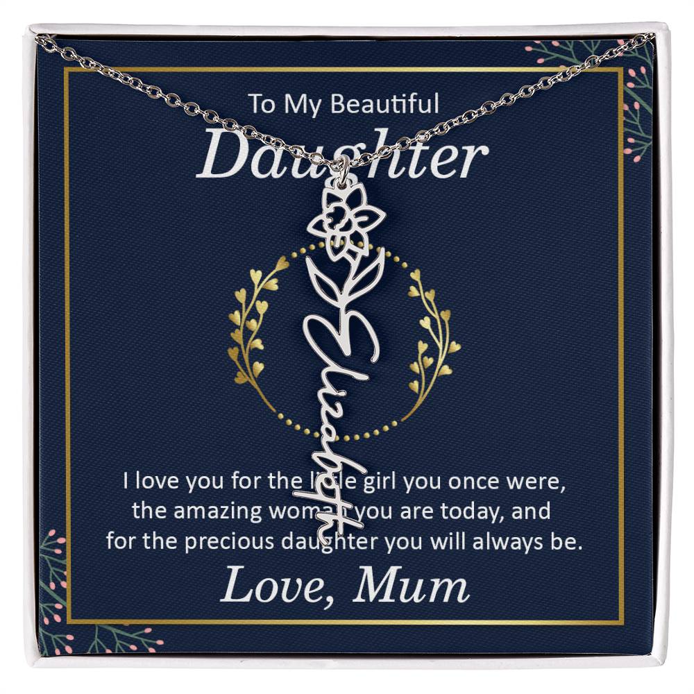 testing flower name necklace 8.22