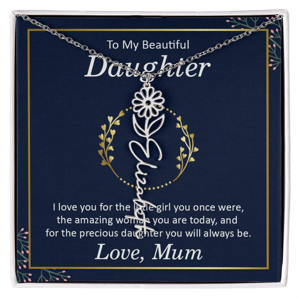 testing flower name necklace 8.22