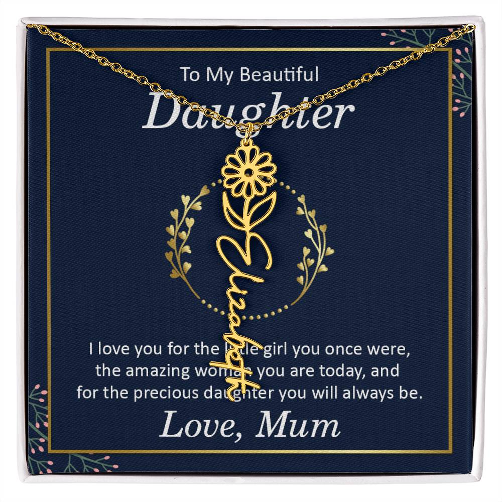testing flower name necklace 8.22