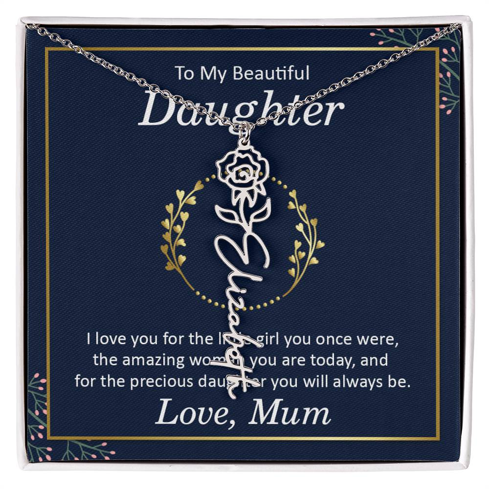 testing flower name necklace 8.22