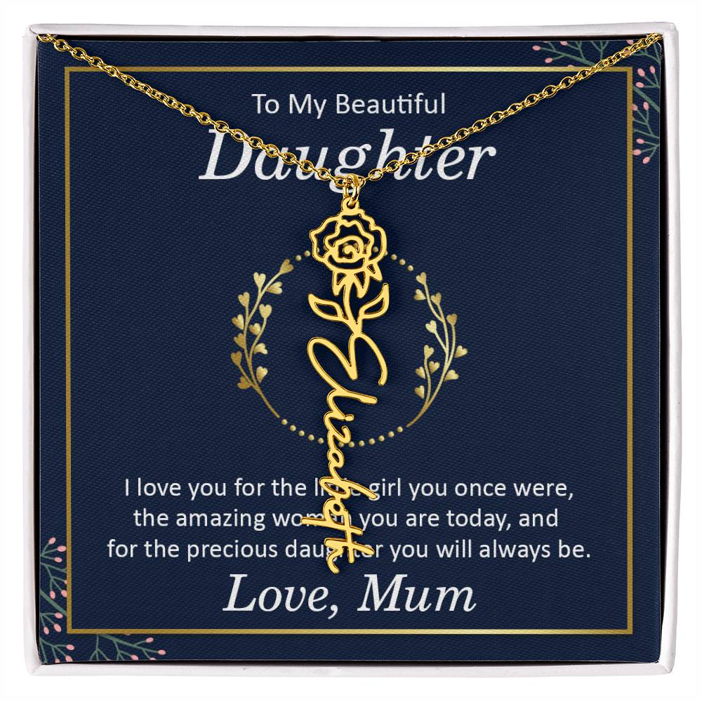 testing flower name necklace 8.22