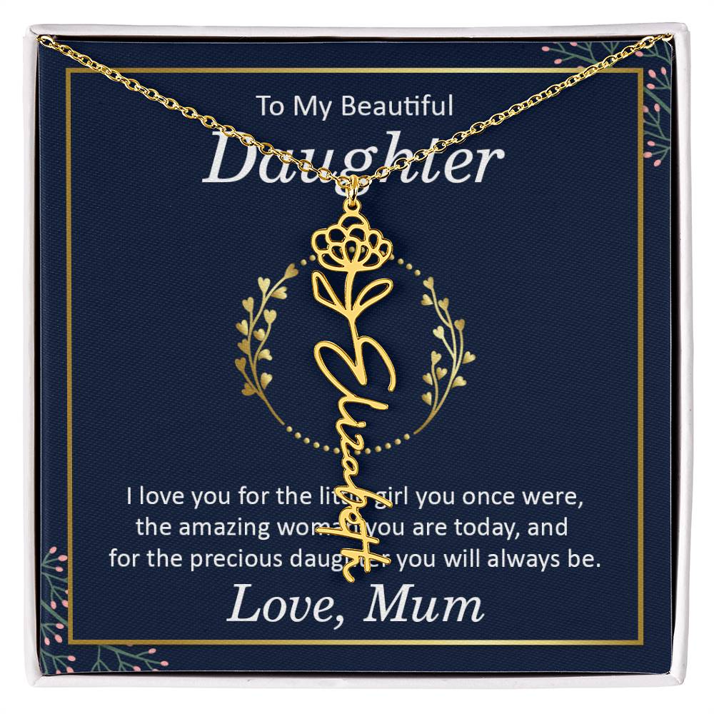 testing flower name necklace 8.22