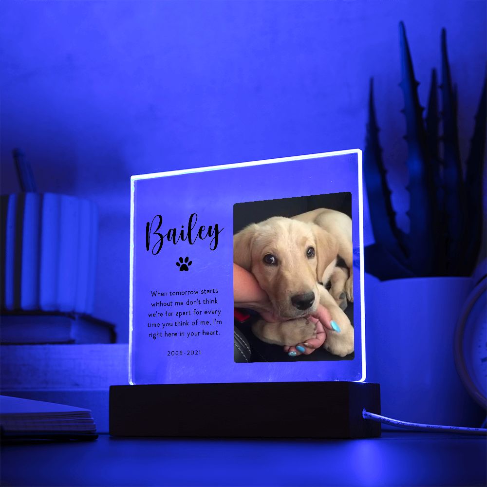 Pet Memorial Plaque